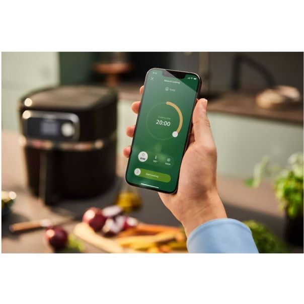 PHILIPS Airfryer XXL COMBI CONNECTED HD9880/90 - 27302-1