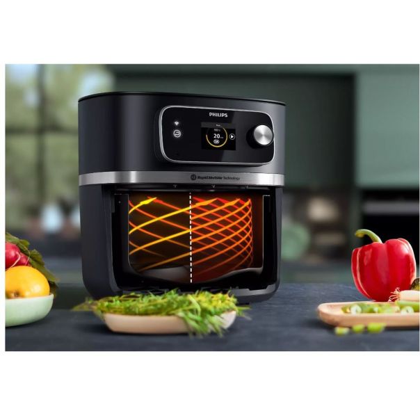 PHILIPS Airfryer XXL COMBI CONNECTED HD9880/90 - 27302-1