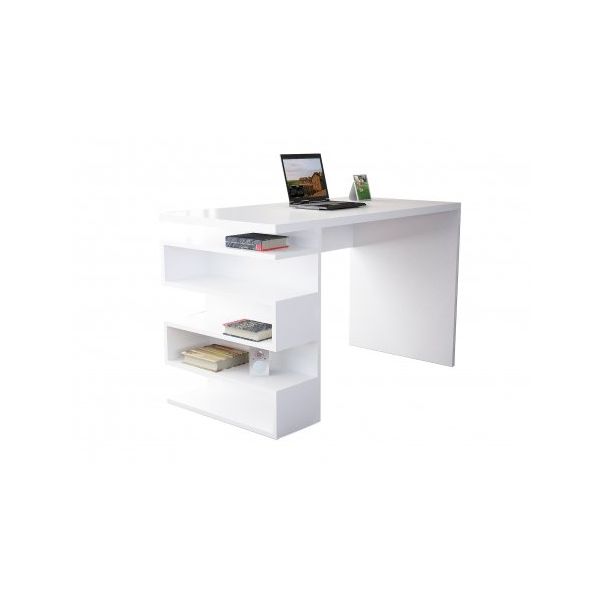 HANAH HOME Radni sto Snake, bela - 192135-1