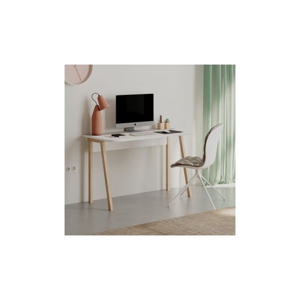 HANAH HOME Radni sto Luton, svetlobraon/bela - 192244