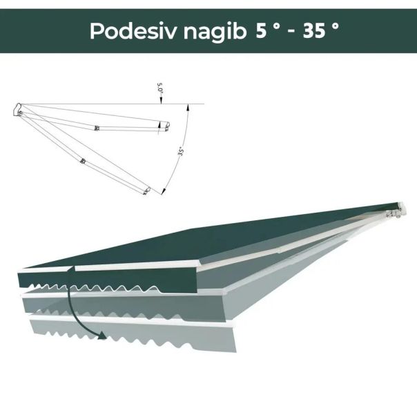 Tenda 360x300cm Zelena - EP2931894