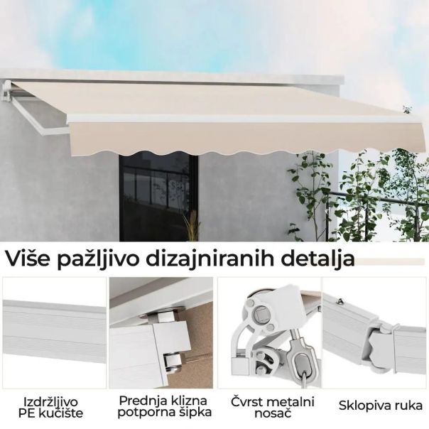 Tenda 400x250cm Bež - EP2931897
