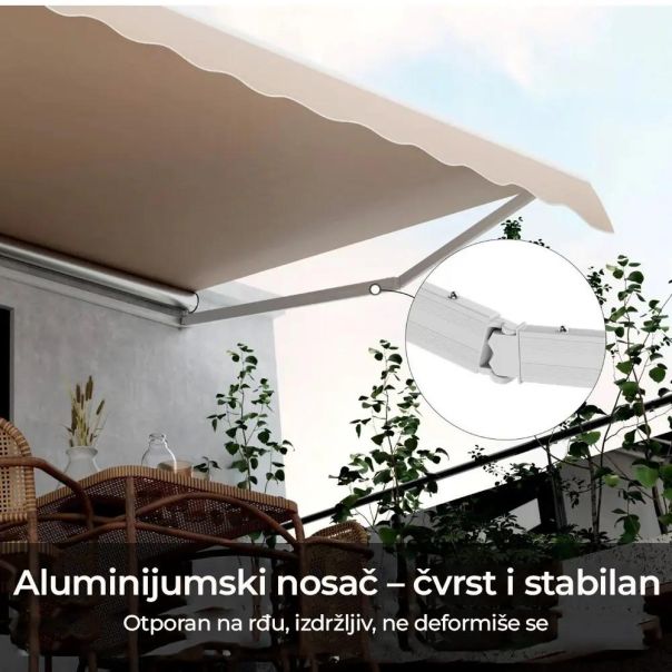 Tenda 400x250cm Bež - EP2931897