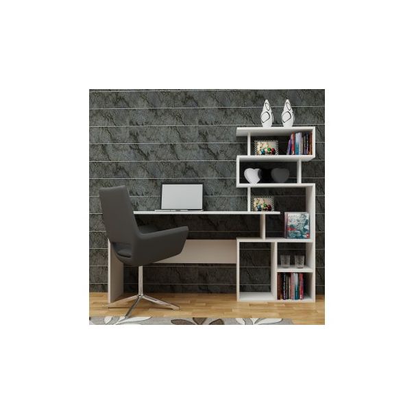 HANAH HOME Radni sto Next, bela - 192461