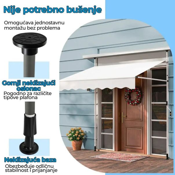 Balkonska Tenda Bež 200x120cm - EP2931903