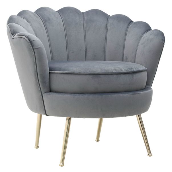 ENA Fotelja školjka  82x55x82 cm - 19273