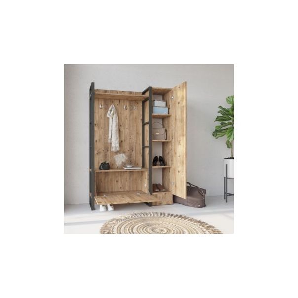 HANAH HOME Cipelarnik sa čivilukom Ml15-A, svetlo braon - 192730