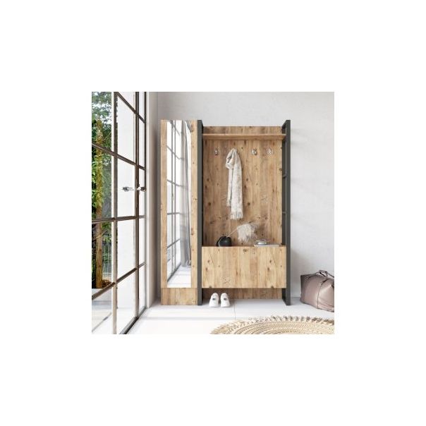 HANAH HOME Cipelarnik sa čivilukom Ml16-A, svetlo braon - 192731