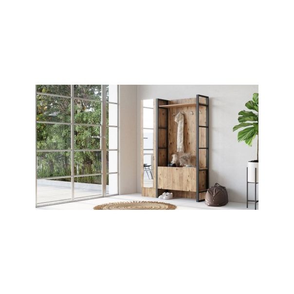 HANAH HOME Cipelarnik sa čivilukom Ml16-A, svetlo braon - 192731