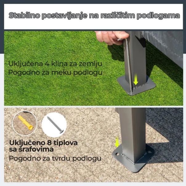 Paviljon Bar sa Dve Stolice 245x245cm - EP2931906