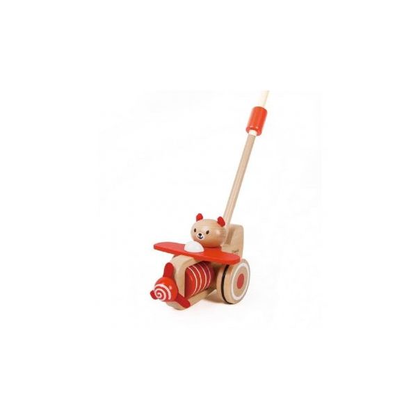 CLASSIC WORLD Drvena guralica Avion - 193073