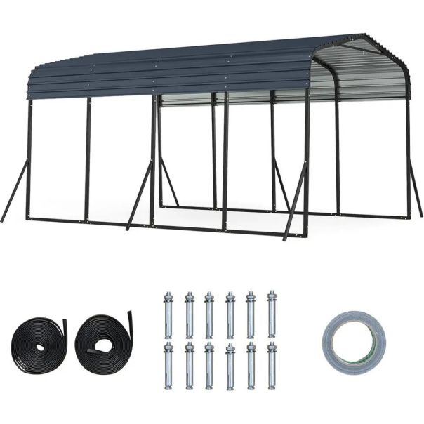 Metalna Garaža Nadstrešnica za Auto 440x300cm - EP2931915