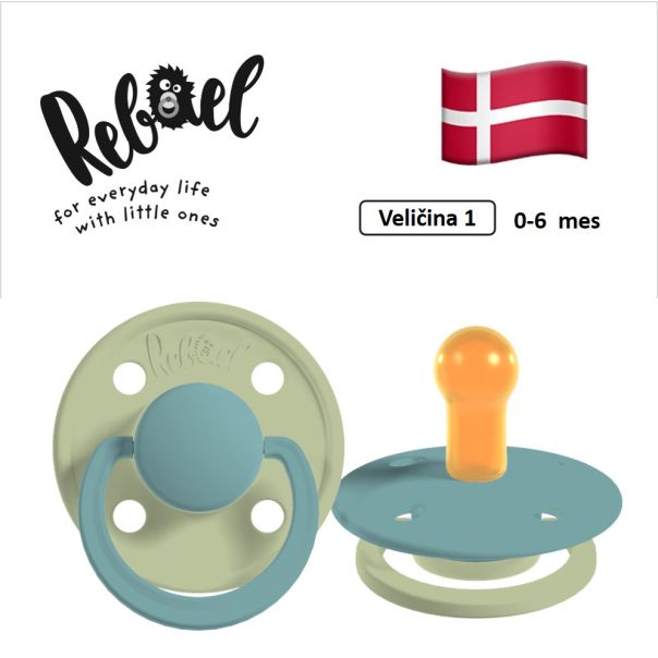 REBAEL varalice za bebe, 0-6 mes, 2 kom, Maslina i Morska pena, RBL19331399 - EP3314678