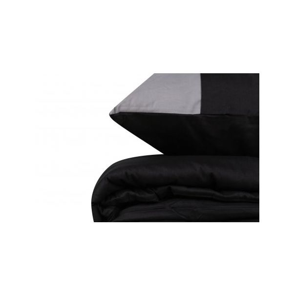 L`ESSENTIEL MAISON Posteljina 240x220 cm Plain Black Grey - 194043