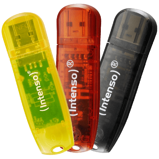 (Intenso) USB Flash drive 32GB Hi-Speed USB 2.0,Rainbow Line, 3 kom - USB2.0-32GB/Rainbow, 3 kom - EP2952505
