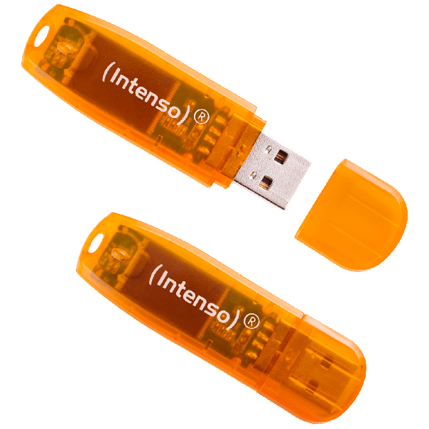 (Intenso) USB Flash drive 64GB Hi-Speed USB 2.0,Rainbow Line, 2 kom - USB2.0-64GB/Rainbow, 2 kom - EP2952508