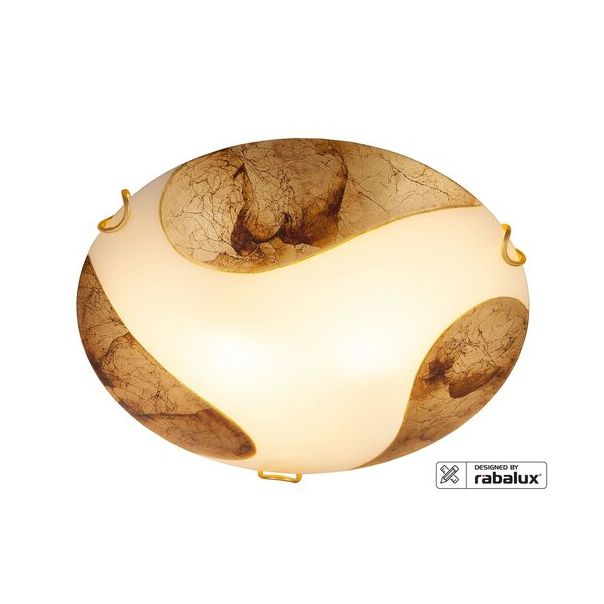 Rabalux Plafonjera Art gold E27 1x MAX 60W bela (1941) - 1941-1
