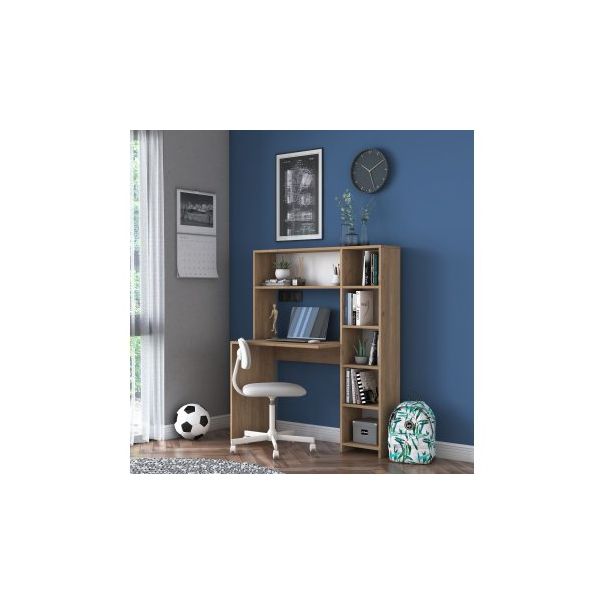 HANAH HOME Radni sto sa policama HA104 - 2025, braon - 194133