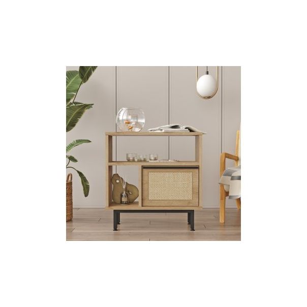 HANAH HOME Pomoćni stočić On6-Su, svetlo braon - 194146