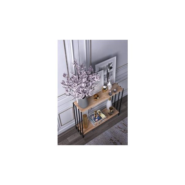 HANAH HOME Konzolni sto Verona, svetlo braon/crna - 194180