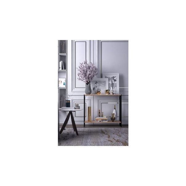 HANAH HOME Konzolni sto Verona, svetlo braon/crna - 194180