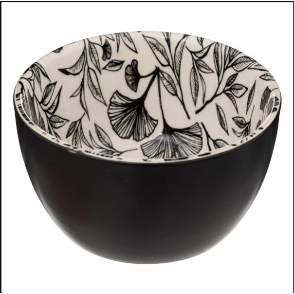 SECRET DE GOURMET Set za predjelo 7kom keramika/bambus crno/bela - 194183-1