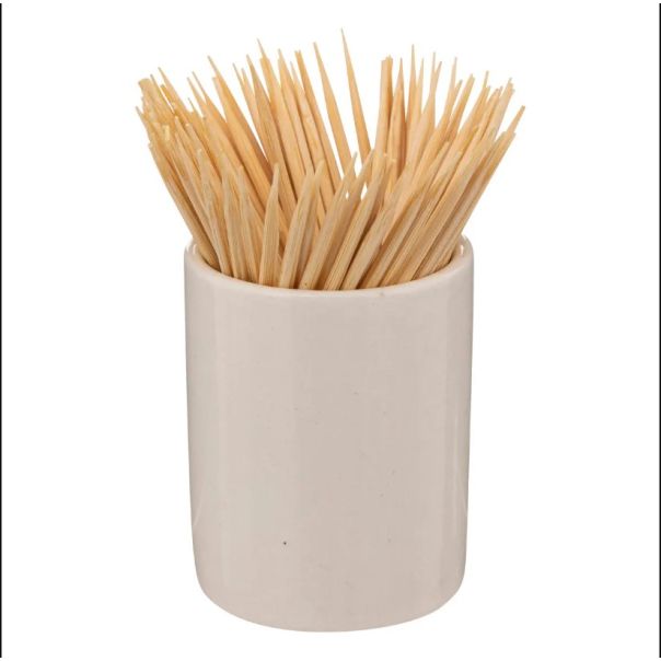 SECRET DE GOURMET Set za predjelo 7kom keramika/bambus crno/bela - 194183-1