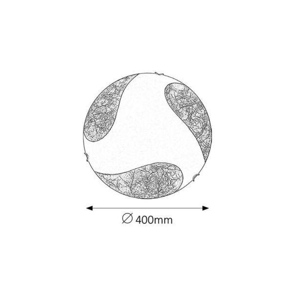 Rabalux Plafonjera Art gold E27 2x MAX 60W bela (1942) - 1942