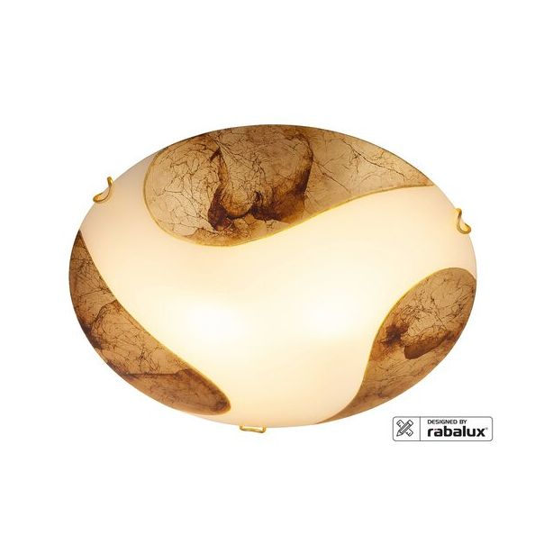 Rabalux Plafonjera Art gold E27 2x MAX 60W bela (1942) - 1942