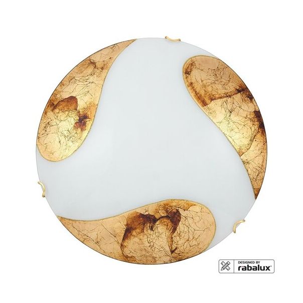 Rabalux Plafonjera Art gold E27 2x MAX 60W bela (1942) - 1942