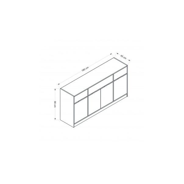 HANAH HOME Komoda Elina - 194337