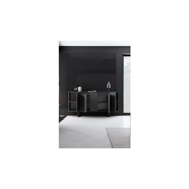 HANAH HOME Komoda Luxe Anthracite Black - 194393