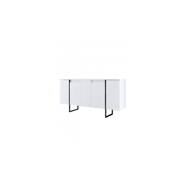 HANAH HOME Komoda Luxe White Black - 194397