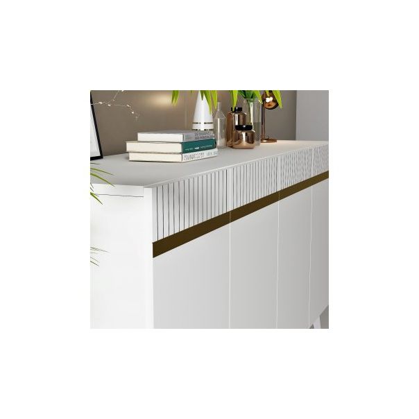 HANAH HOME Komoda Defne White Gold - 194400