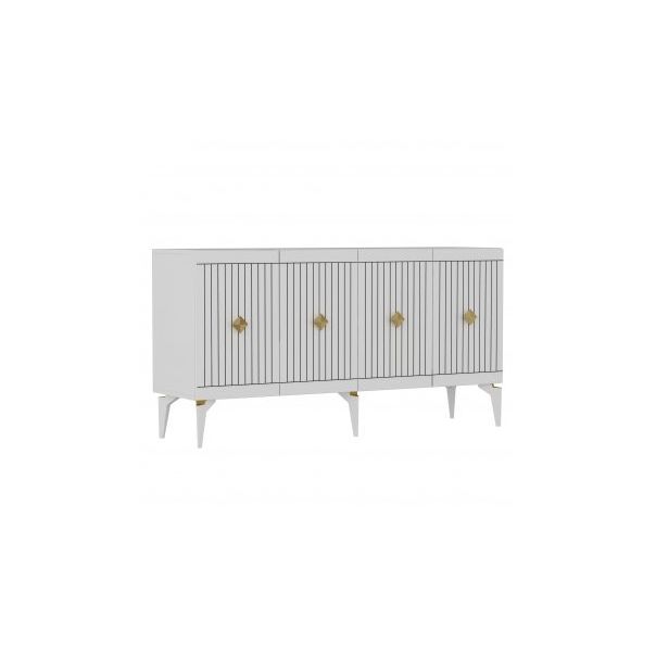 HANAH HOME Komoda Midas White Gold - 194409