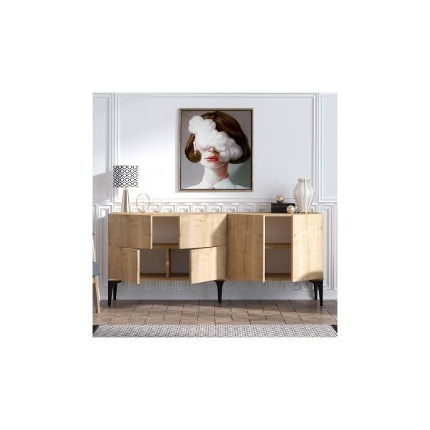 HANAH HOME Komoda Laika Sapphire Oak - 194412