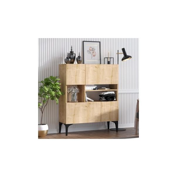 HANAH HOME Komoda Krista Sapphire Oak - 194422-1