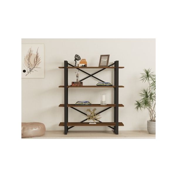 HANAH HOME Polica Makro Walnut - 194479