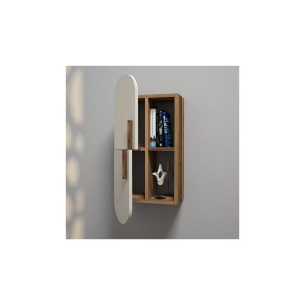 HANAH HOME Zidna polica Rose Walnut Cream - 194505