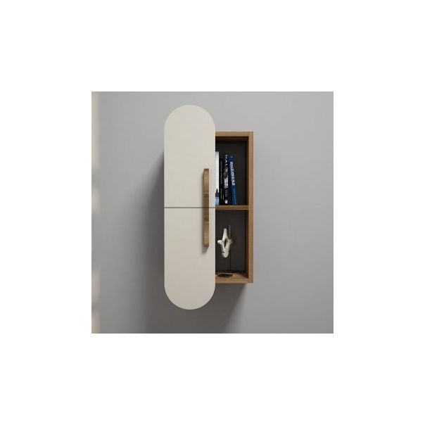 HANAH HOME Zidna polica Rose Walnut Cream - 194505