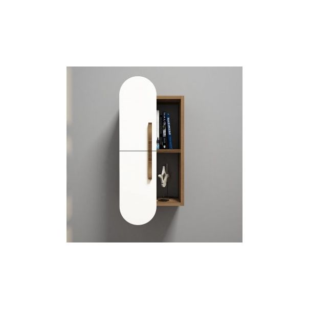 HANAH HOME Zidna polica Rose Walnut White - 194506