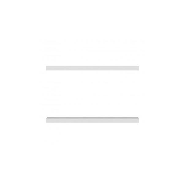 HANAH HOME Set zidniha polica Gizli2 80 2/1, bela - 194512