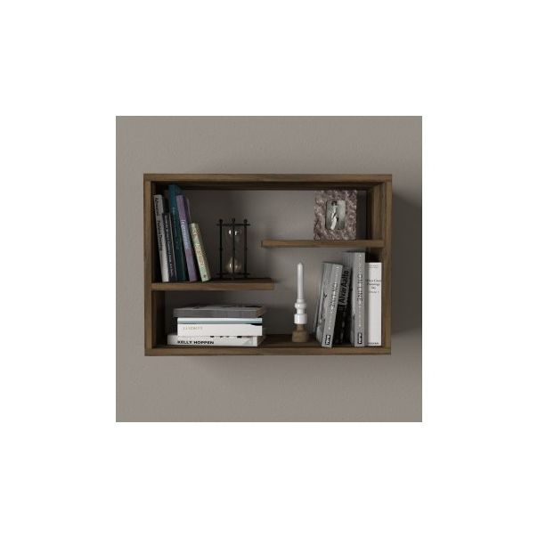 HANAH HOME Zidna polica Tino Walnut - 194520