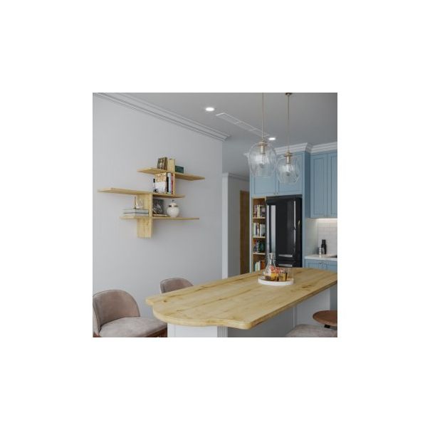 HANAH HOME Zidna polica Leo Oak - 194523