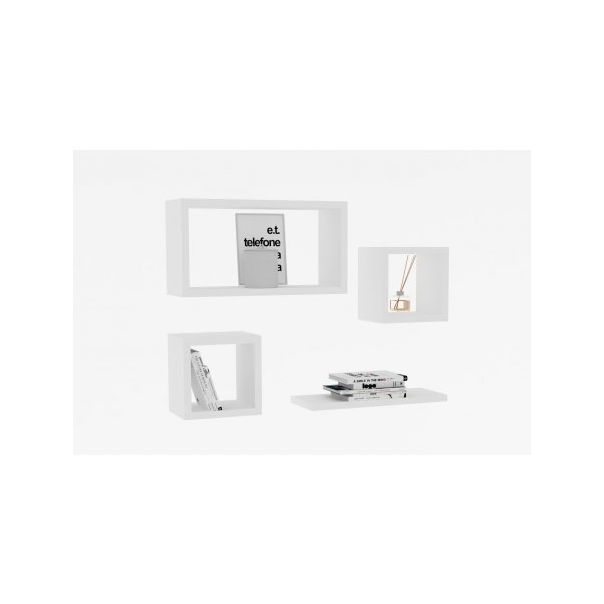 HANAH HOME Zidna polica Babi White - 194526