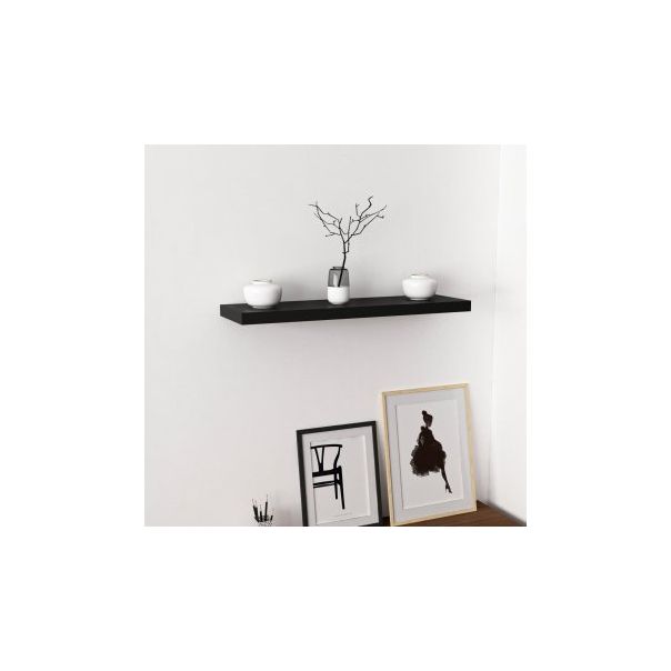 HANAH HOME Zidna polica Gizli 80, crna - 194546