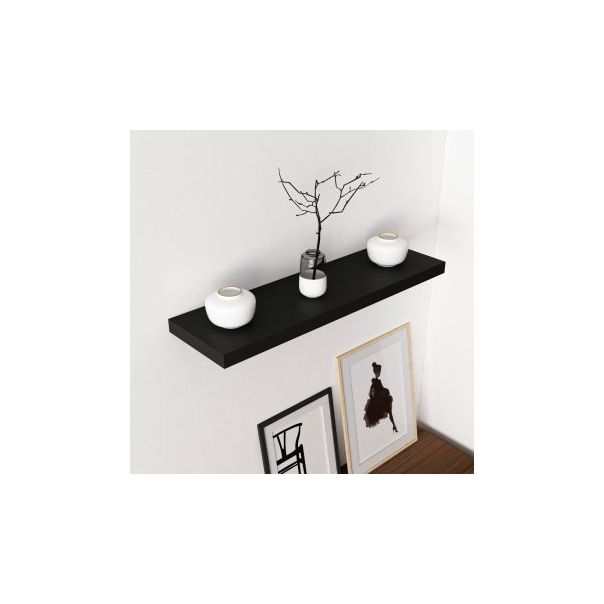 HANAH HOME Zidna polica Gizli 80, crna - 194546