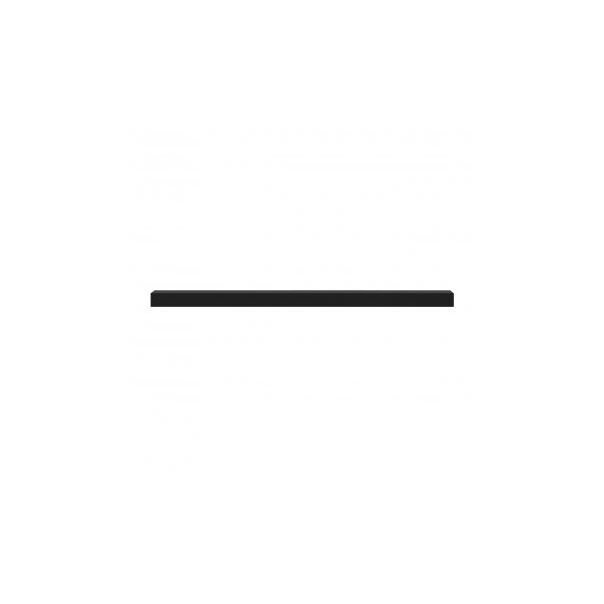 HANAH HOME Zidna polica Gizli 80, crna - 194546