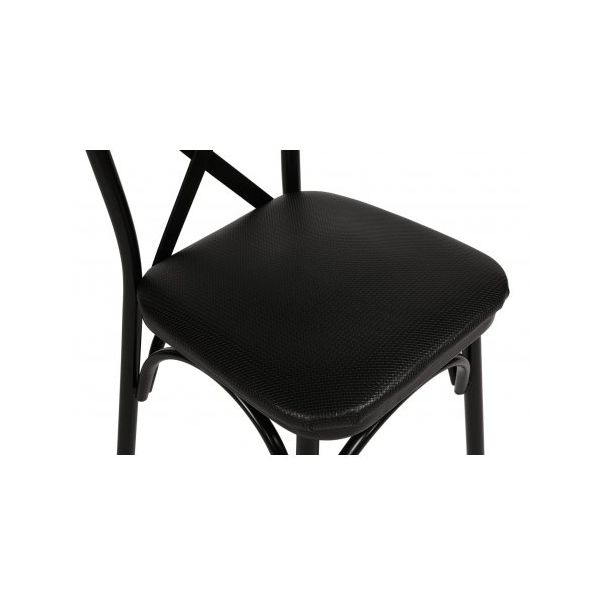 HANAH HOME Set trpezarijskih stolica 4/1 Ekol 1331, crna - 194872