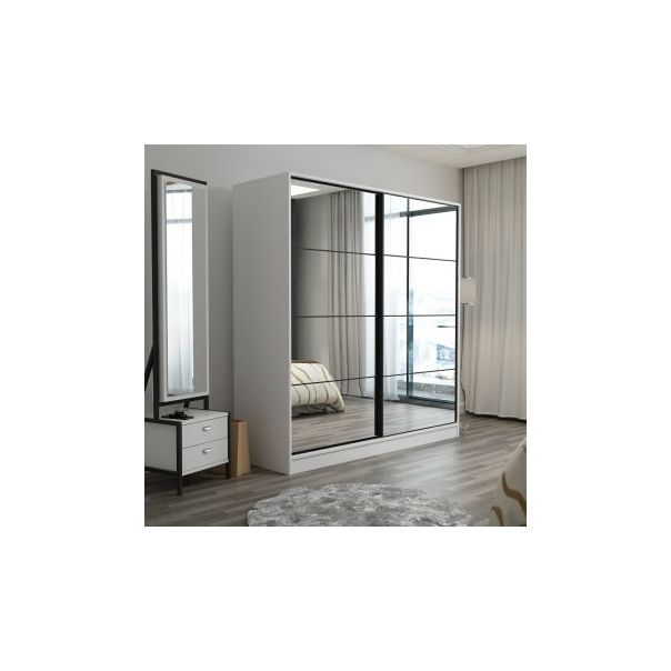 HANAH HOME Klizni ormar Kale 3161, bela - 194927